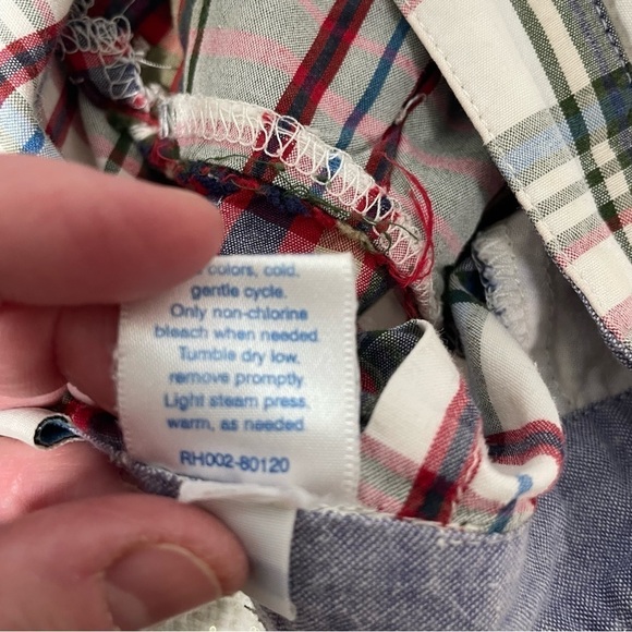 Pendleton Vintage 80s Chino Shorts Plaid Pleated High Waist Side Pockets 27 - Picture 13 of 14